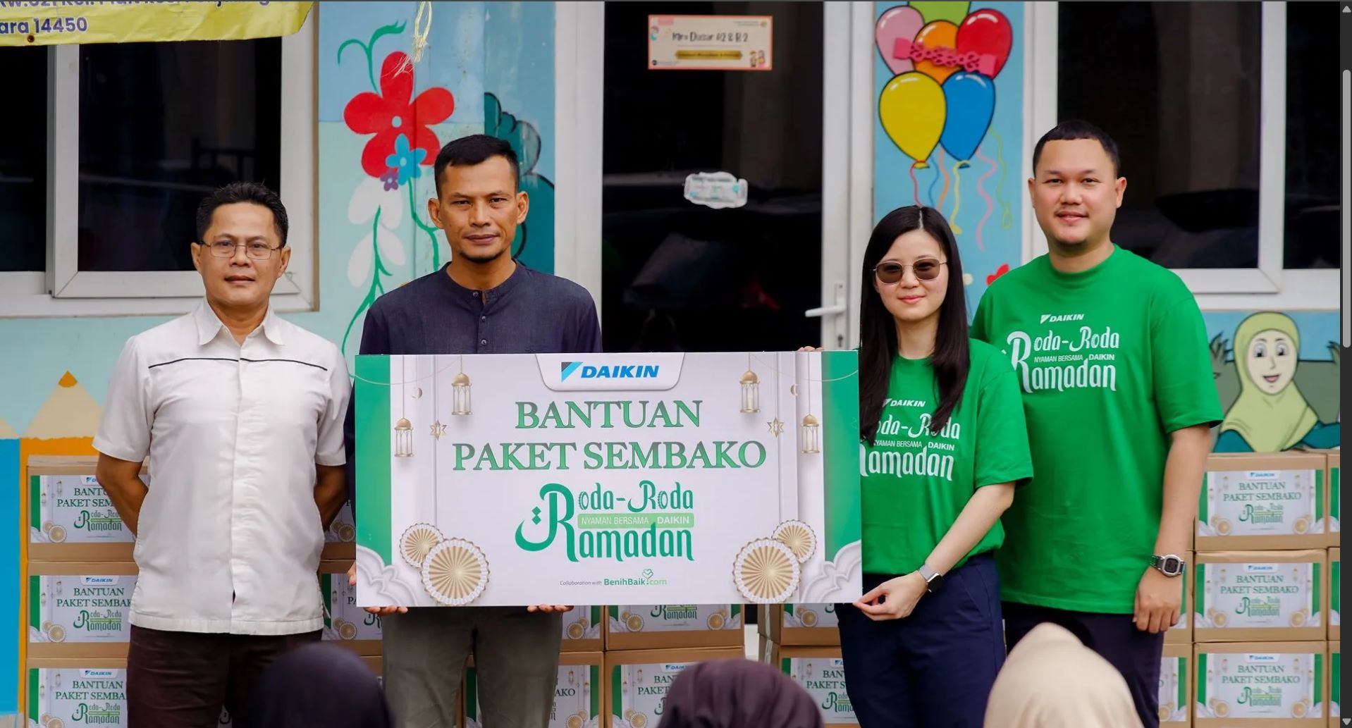 Image of Lewat “Roda Roda Ramadhan”, DAIKIN Salurkan Lebih Dari 1000 Paket Sembako